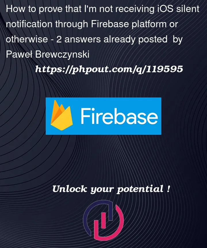 Question 119595 in Firebase