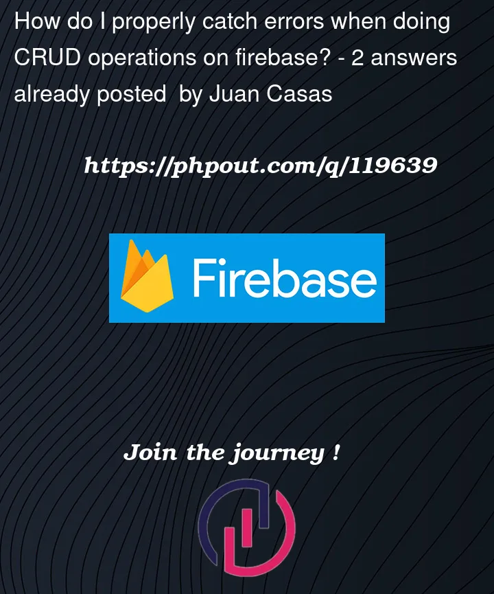 Question 119639 in Firebase