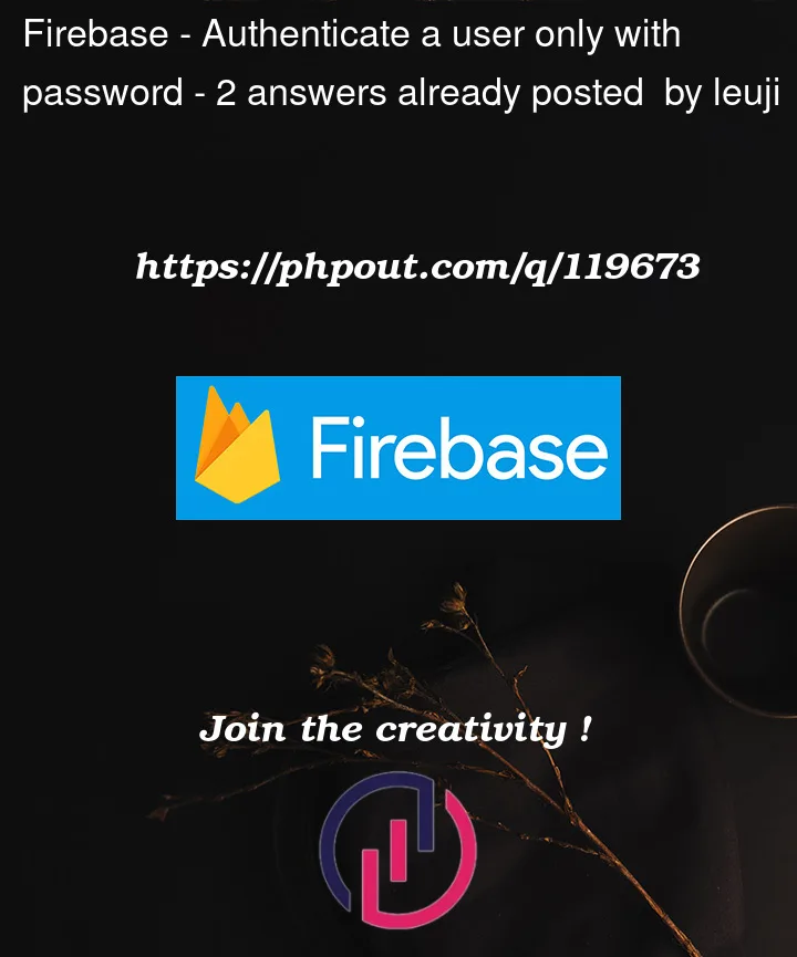 Question 119673 in Firebase