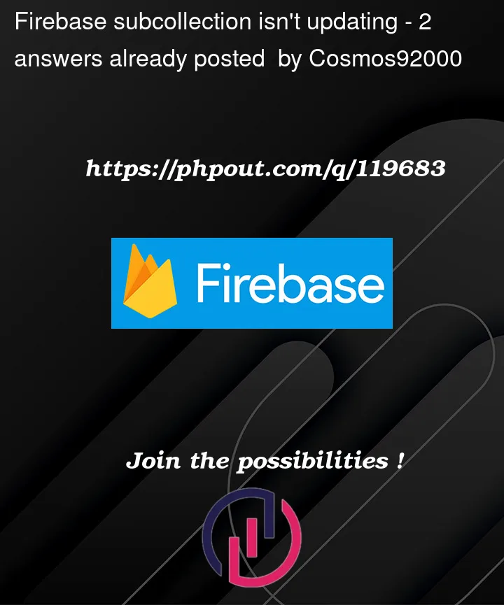 Question 119683 in Firebase