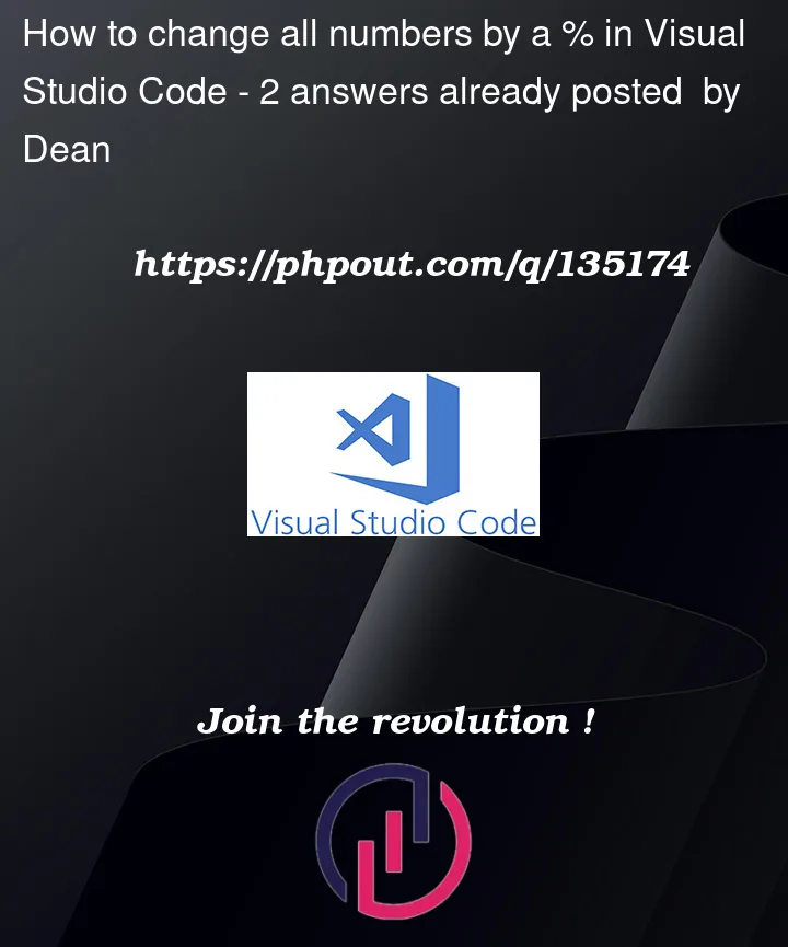 Question 135174 in Visual Studio Code