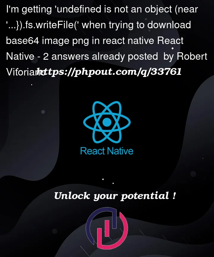 Question 33761 in React native