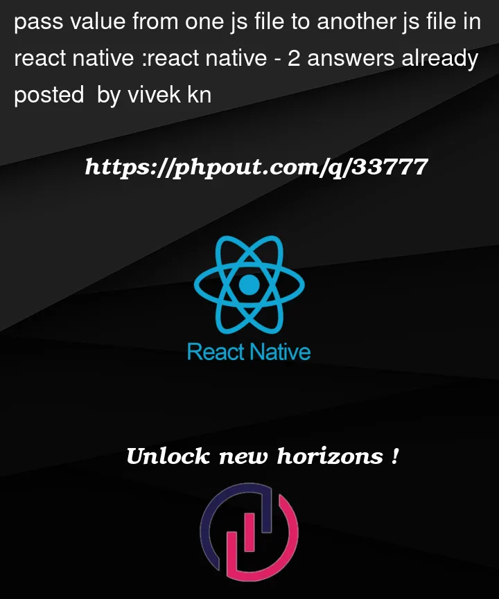 Question 33777 in React native