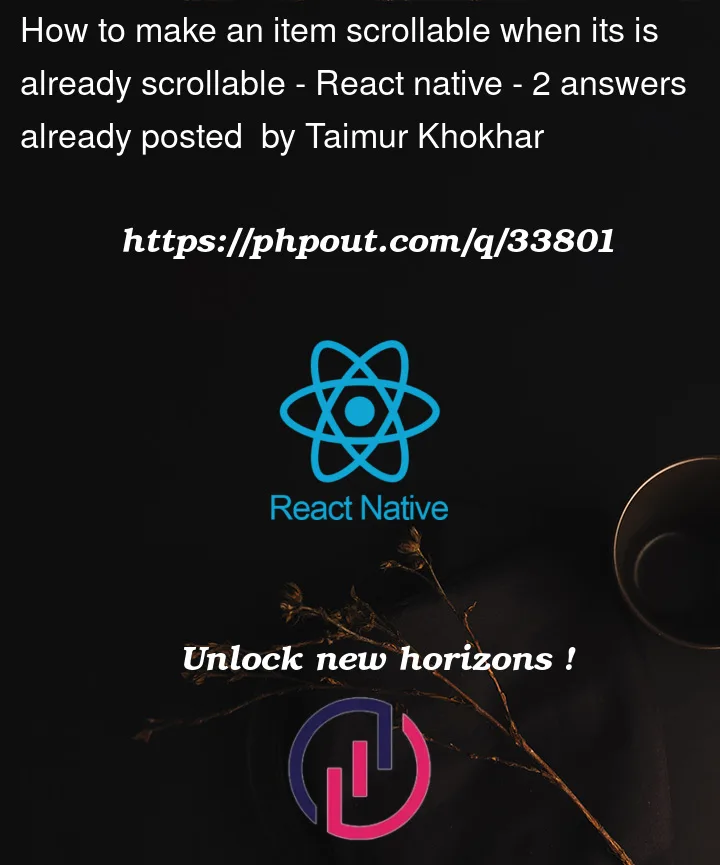 Question 33801 in React native