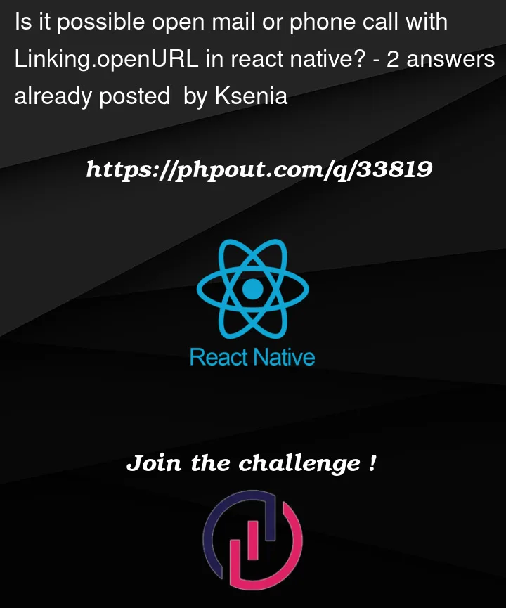 Question 33819 in React native