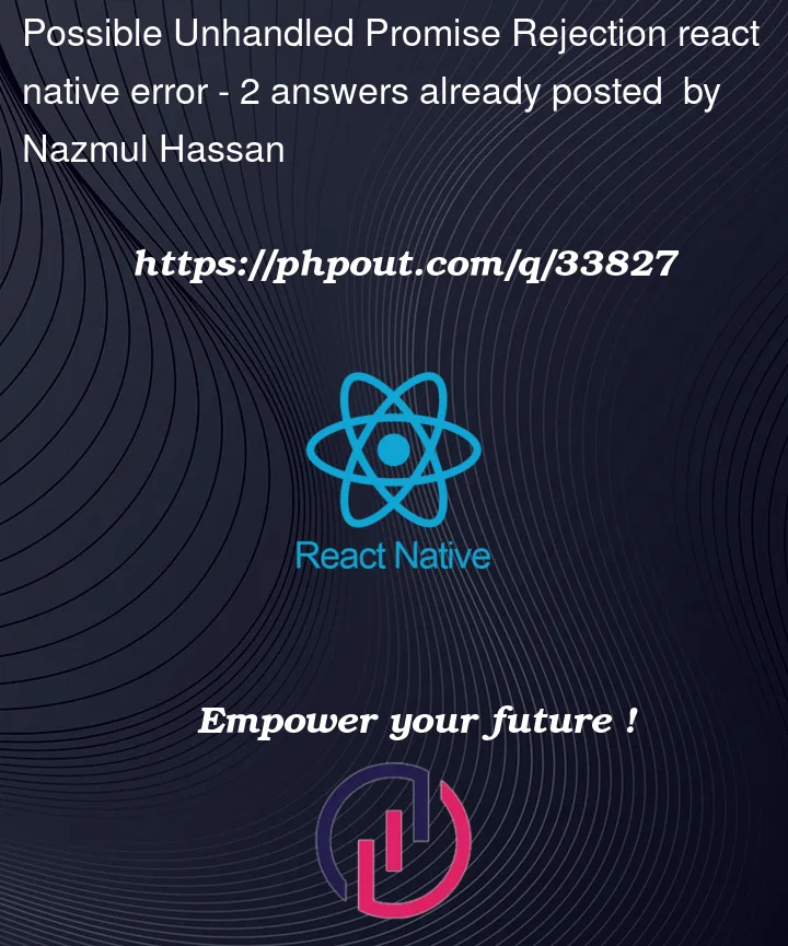 Question 33827 in React native