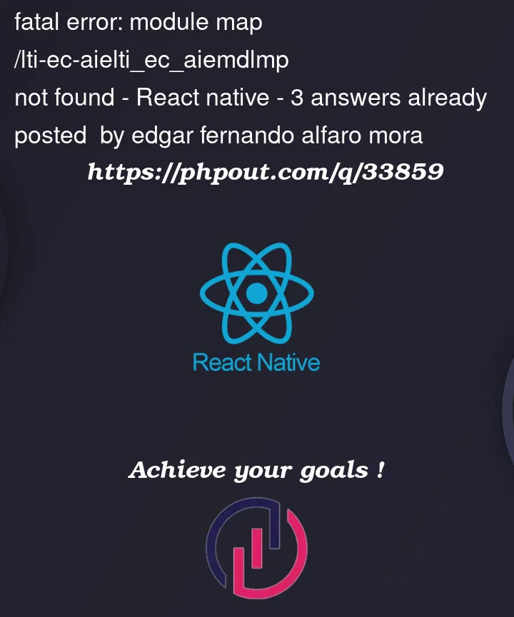 Question 33859 in React native