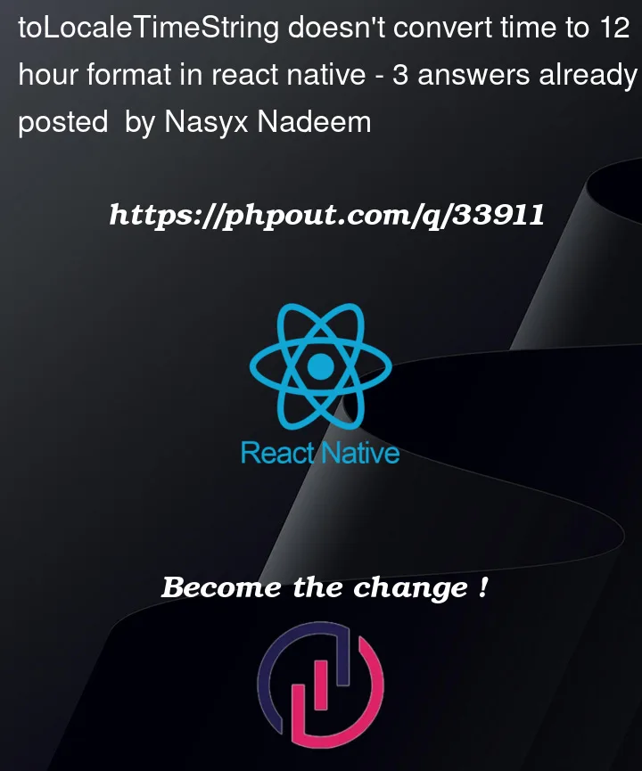 Question 33911 in React native