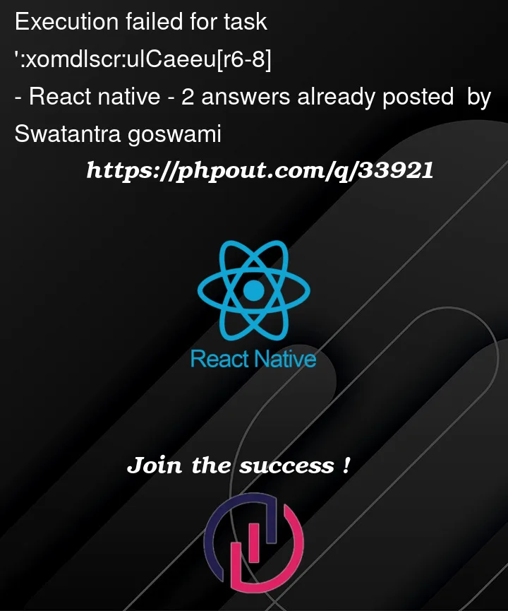 Question 33921 in React native