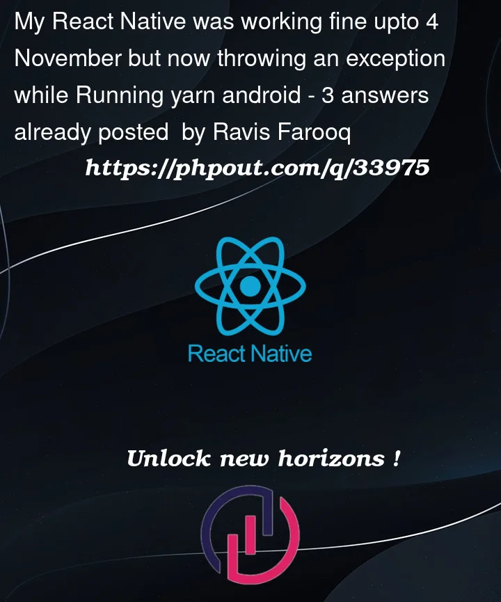 Question 33975 in React native