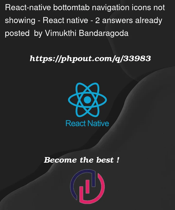 Question 33983 in React native