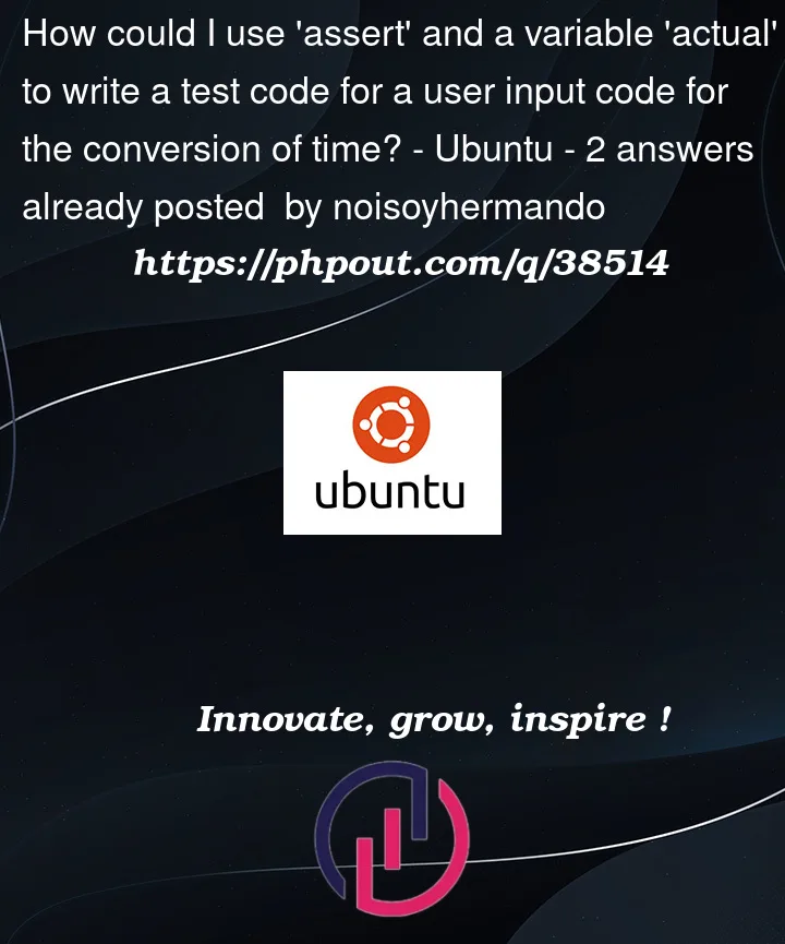 Question 38514 in Ubuntu