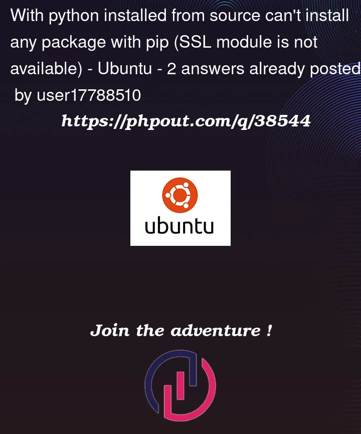 Question 38544 in Ubuntu