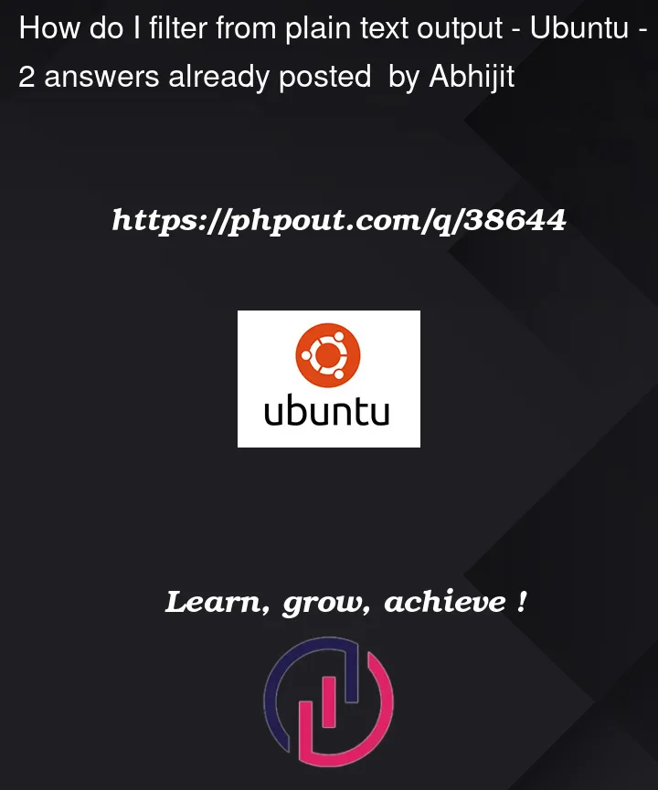 Question 38644 in Ubuntu