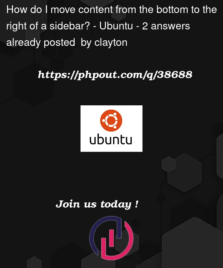 Question 38688 in Ubuntu