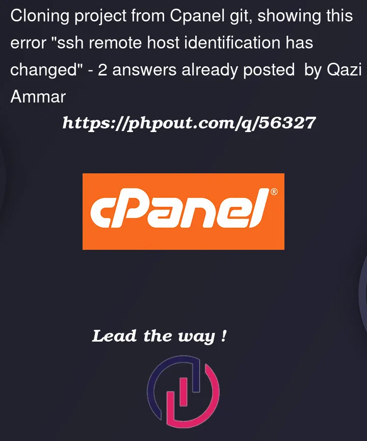 Question 56327 in cPanel