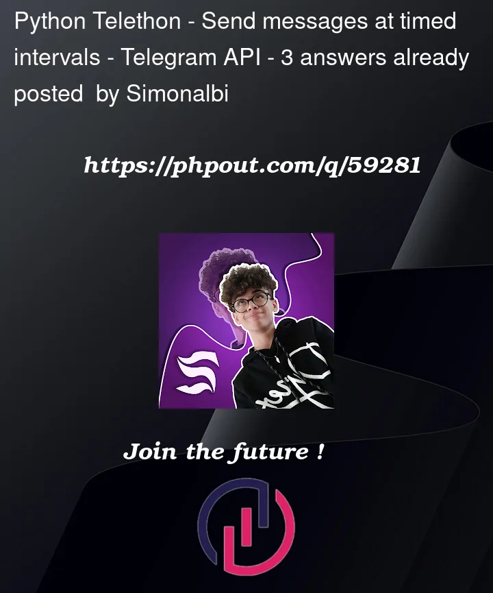 Question 59281 in Telegram API