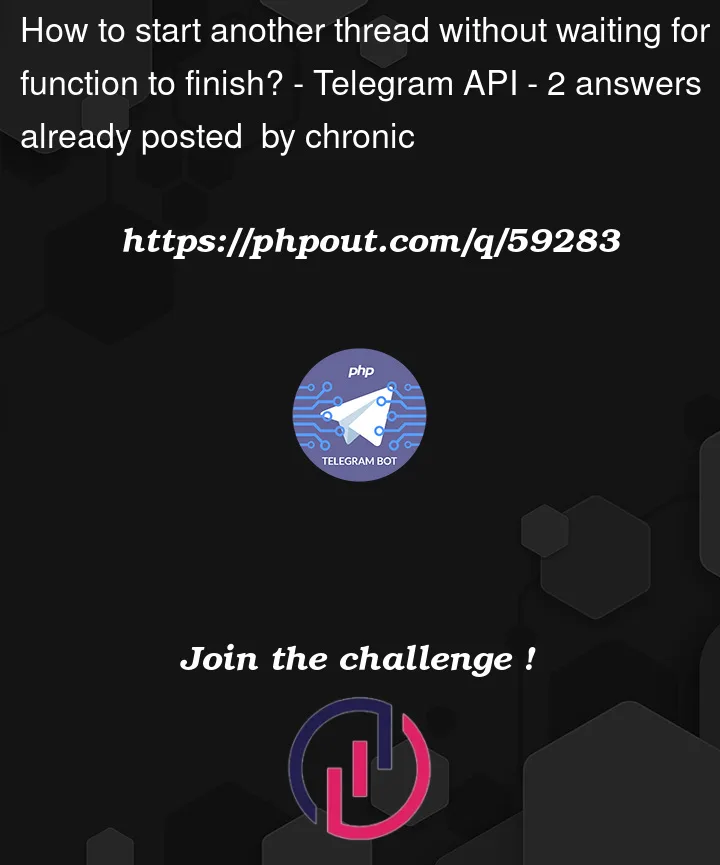 Question 59283 in Telegram API