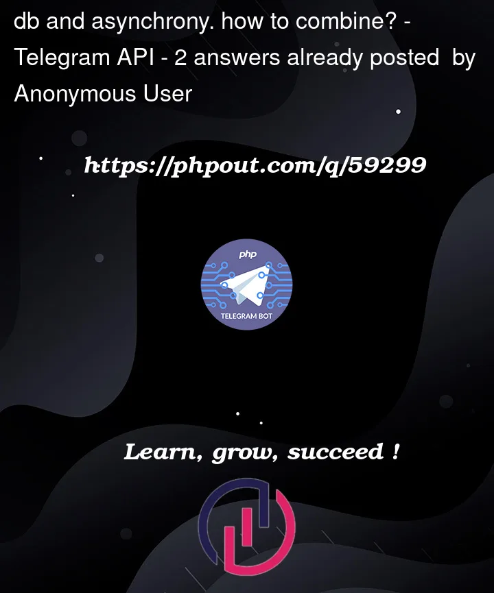 Question 59299 in Telegram API