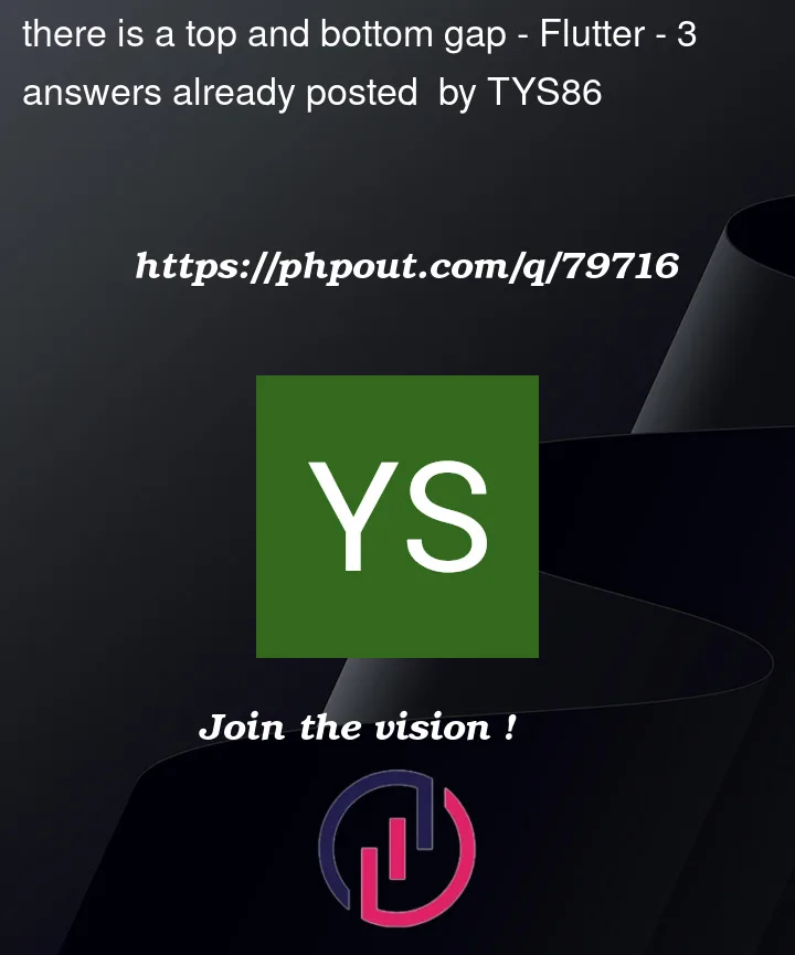 Question 79716 in Flutter