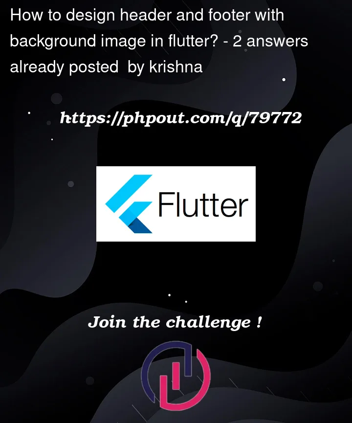 Question 79772 in Flutter