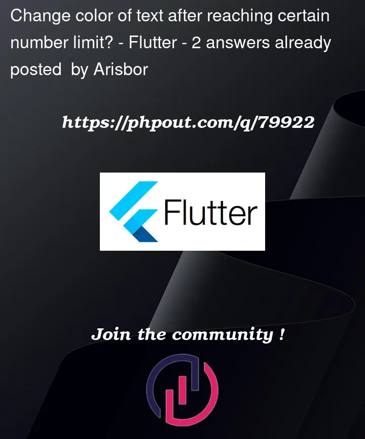 Question 79922 in Flutter