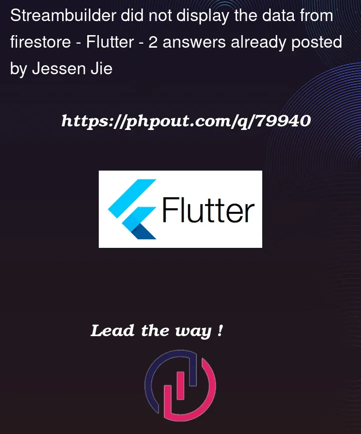 Question 79940 in Flutter