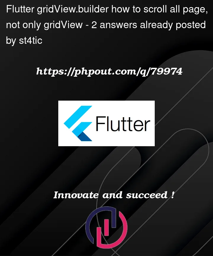 Question 79974 in Flutter