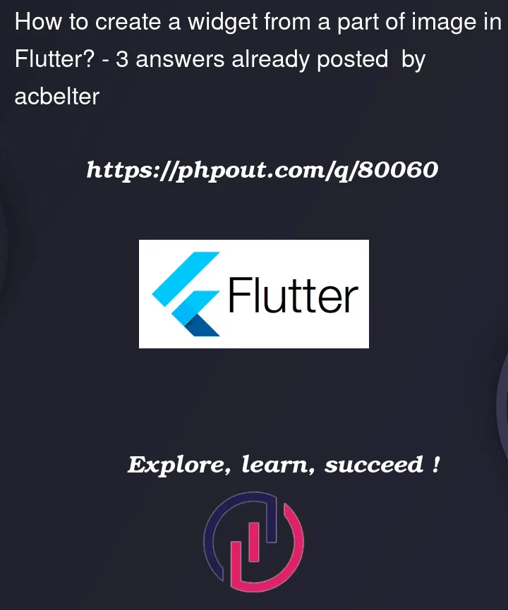 Question 80060 in Flutter