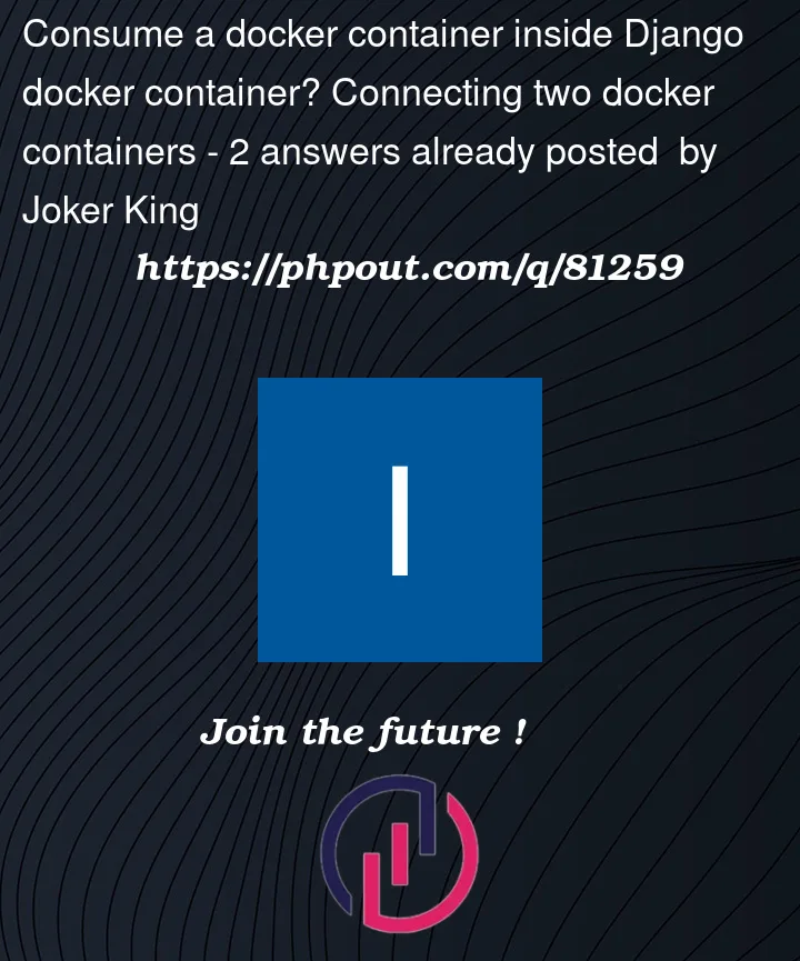 Question 81259 in Docker