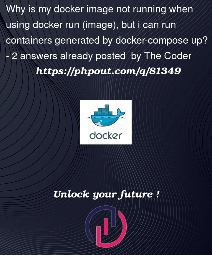 Question 81349 in Docker