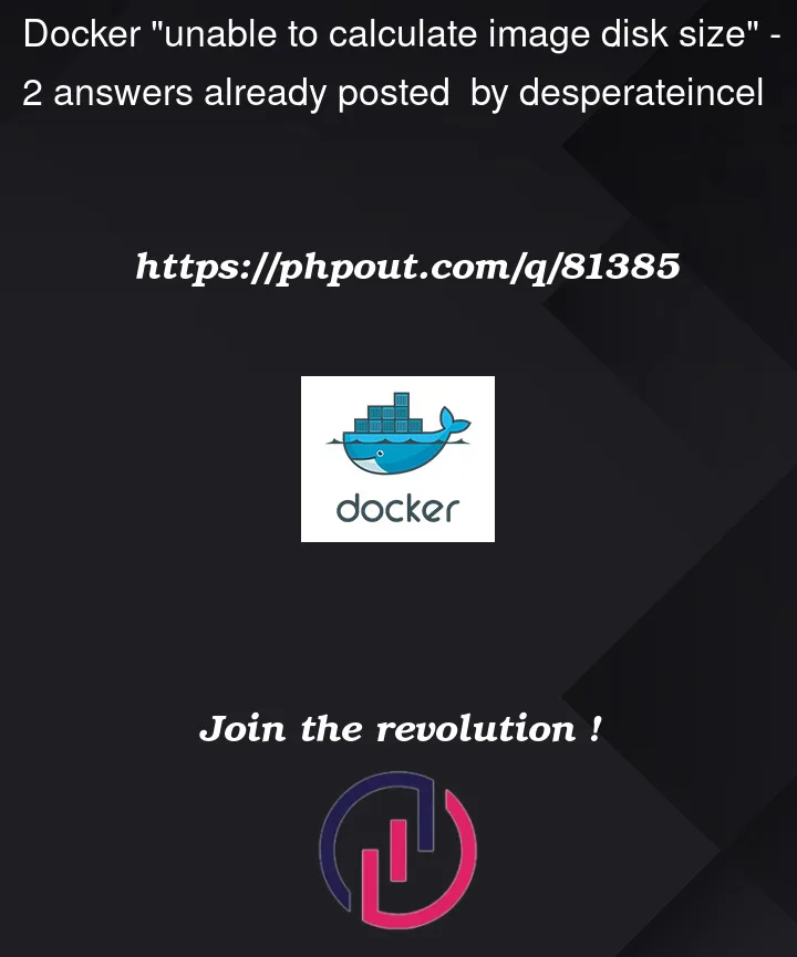 Question 81385 in Docker