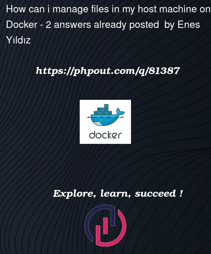 Question 81387 in Docker