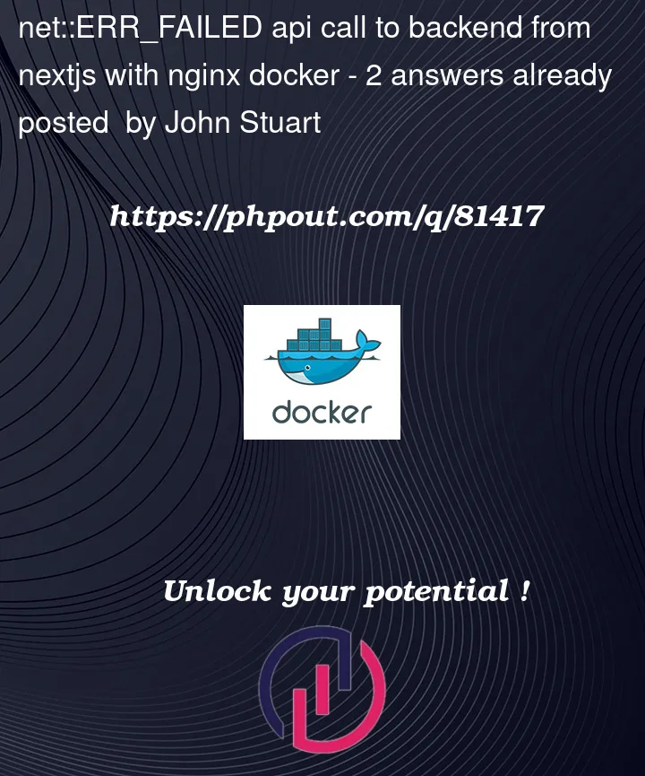 Question 81417 in Docker