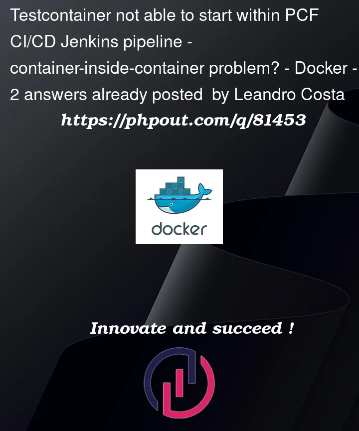 Question 81453 in Docker