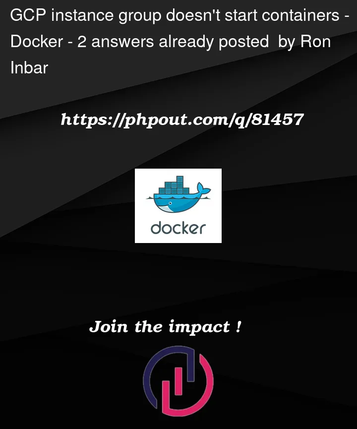 Question 81457 in Docker