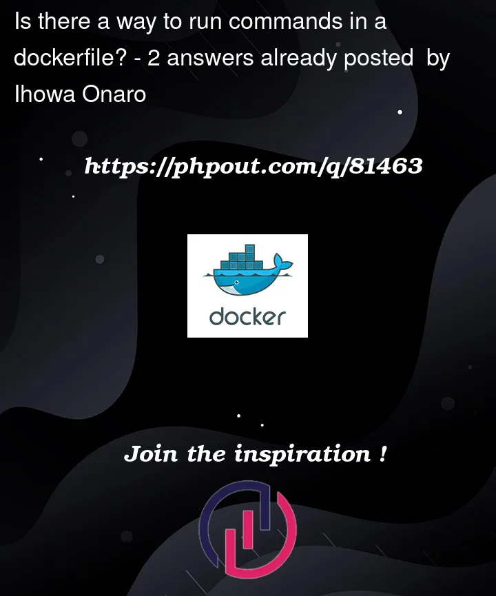 Question 81463 in Docker