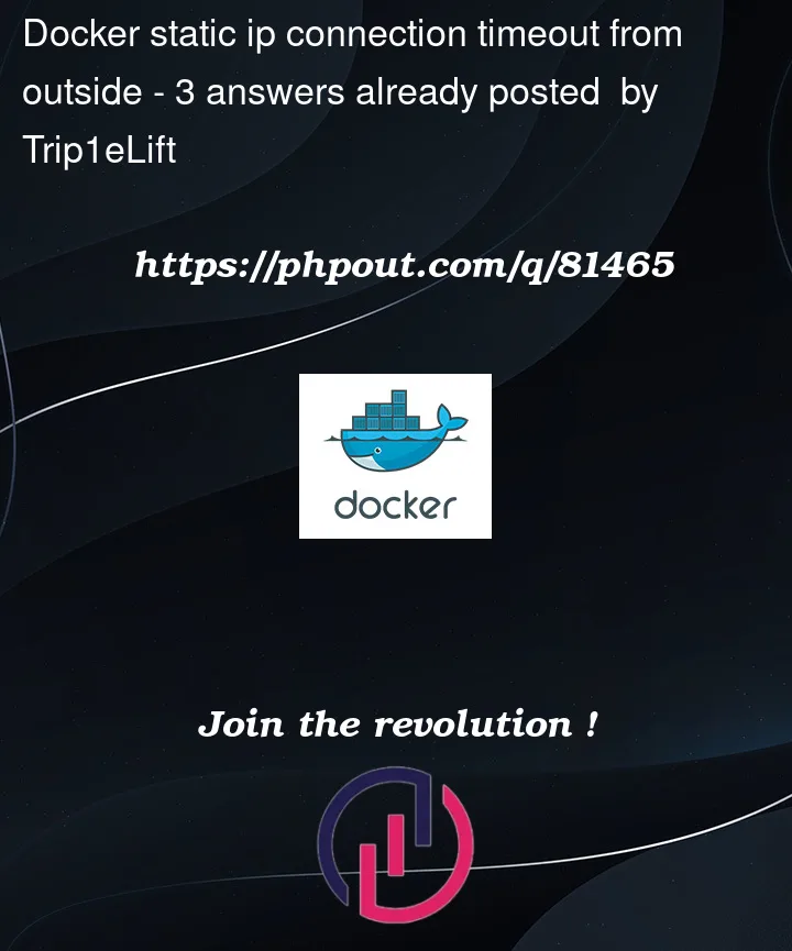 Question 81465 in Docker