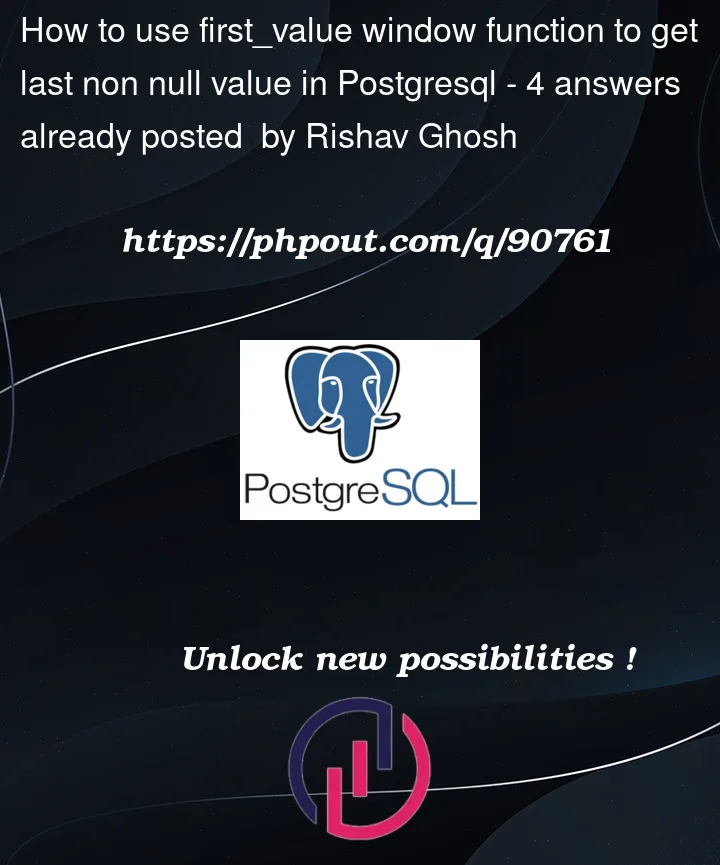 Question 90761 in PostgreSQL