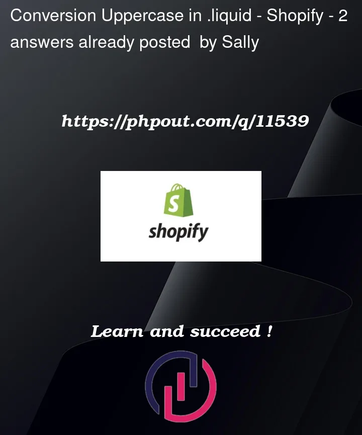 Question 11539 in Shopify