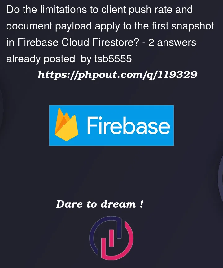 Question 119329 in Firebase