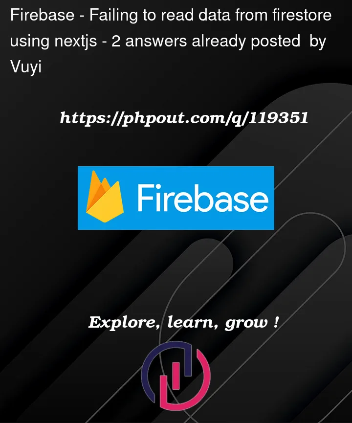 Question 119351 in Firebase