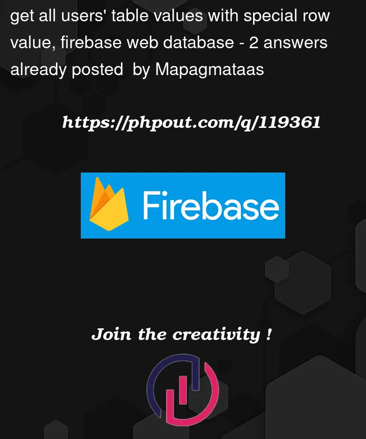 Question 119361 in Firebase