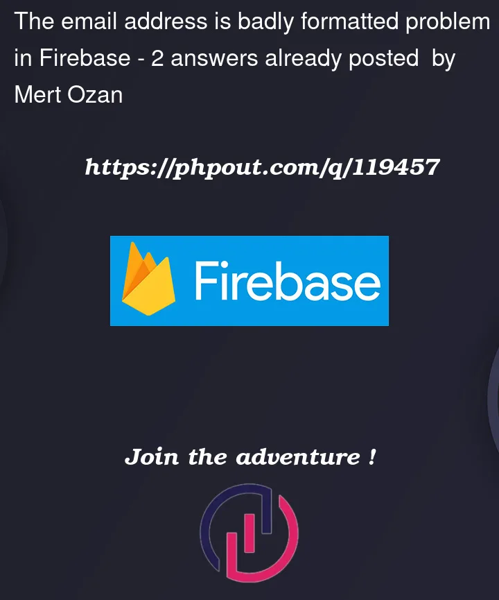 Question 119457 in Firebase