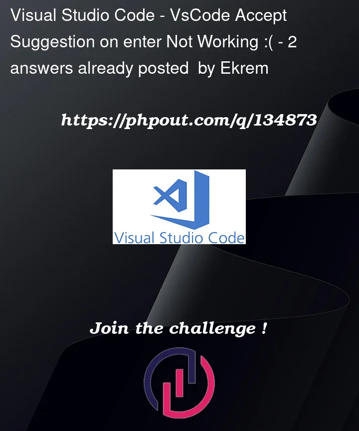 Question 134873 in Visual Studio Code