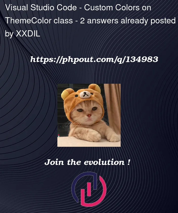 Question 134983 in Visual Studio Code