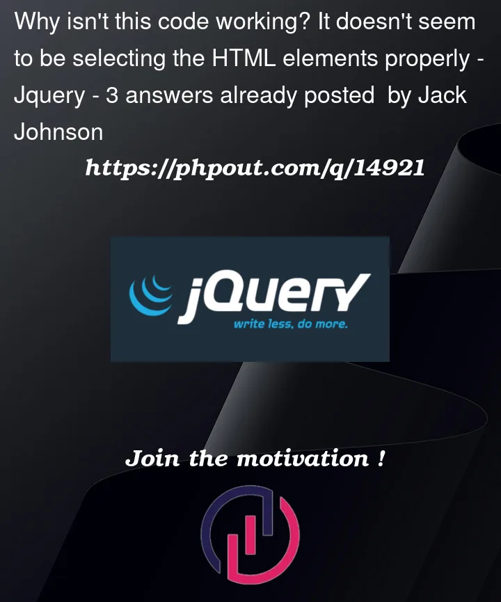 Question 14921 in Jquery