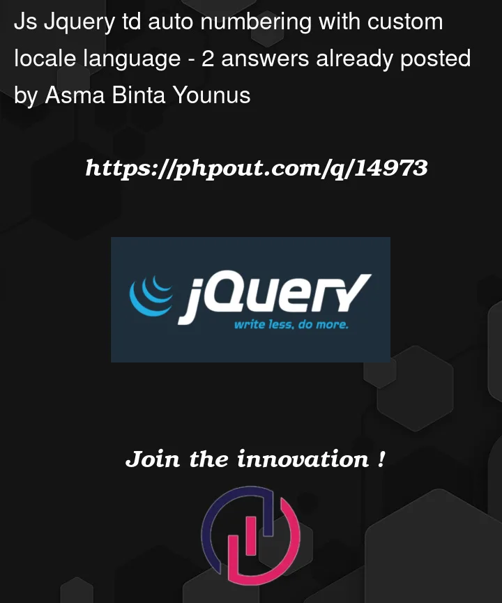 Question 14973 in Jquery