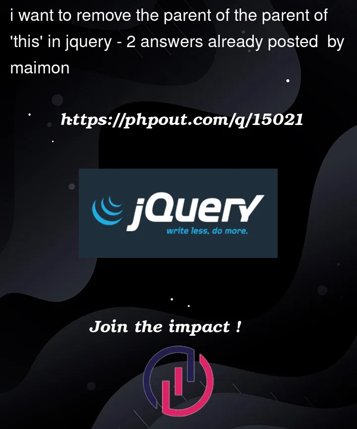 Question 15021 in Jquery