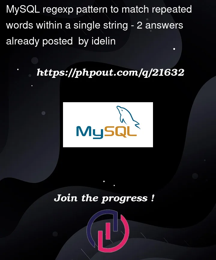 Question 21632 in Mysql